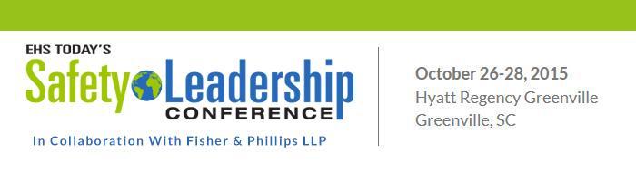 2015 EHS Today's Safety Leadership Conference  